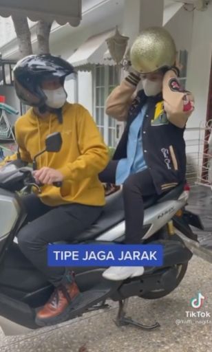 4 Tipe cara motoran pasutri menurut Raffi-Nagita, bikin ngakak. (TikTok)