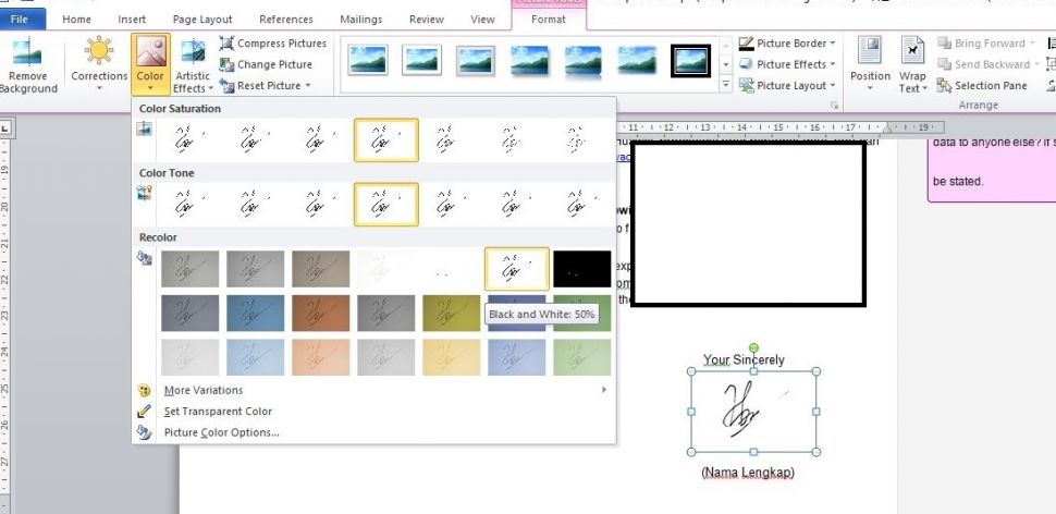 28905 Cara Membuat Tanda Tangan Di Word Hiteknocom 