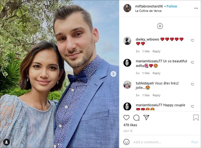 Bule Prancis menikah dengan wanita Indonesia, ijab kabulnya kocak. (Instagram/@miftabronchard16)