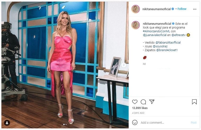 Model Argentina Mengaku Pernah Lihat UFO (instagram.com/nikitaneumannoficial)