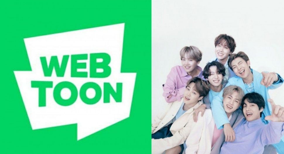 Naver Webtoon x BTS. (Allkpop)