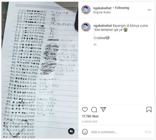 Viral Perjuangan Pria Nyatakan Cinta Pakai Emoji (instagram.com/ngakaksehat)