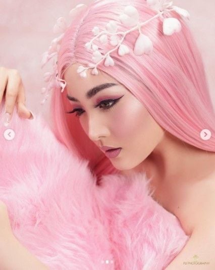 Pemotretan Natasha Wilona Serba Pink  (Instagram/@fdphotography90)