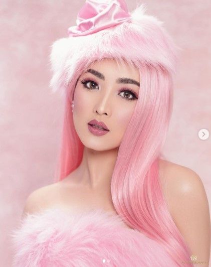 Pemotretan Natasha Wilona Serba Pink  (Instagram/@natashawilona12)