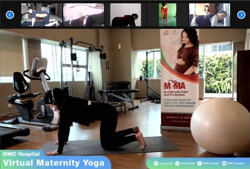 Virtual Maternity Yoga. (RS Metropolitan Medical Centre)