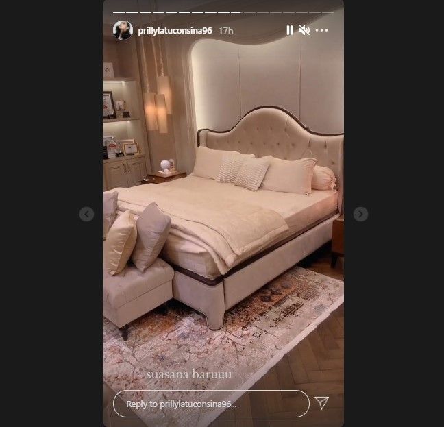 Suasana kamar Prilly Latuconsina (Instagram)