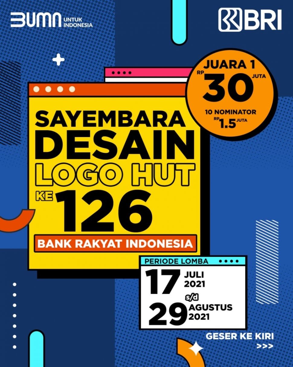 Sayembara Desain Logo HUT ke-126. (Dok: BRI)