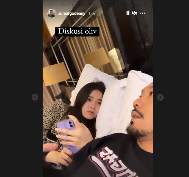 Denny Sumargo dan Olivia Allan (Instagram)