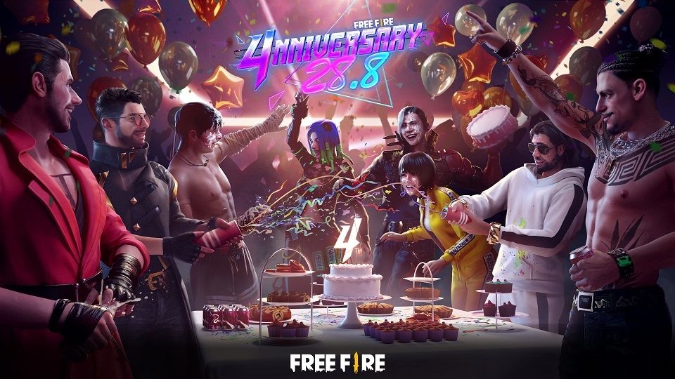 Perayaan ulang tahun ke-4 Free Fire. [Garena Indonesia]