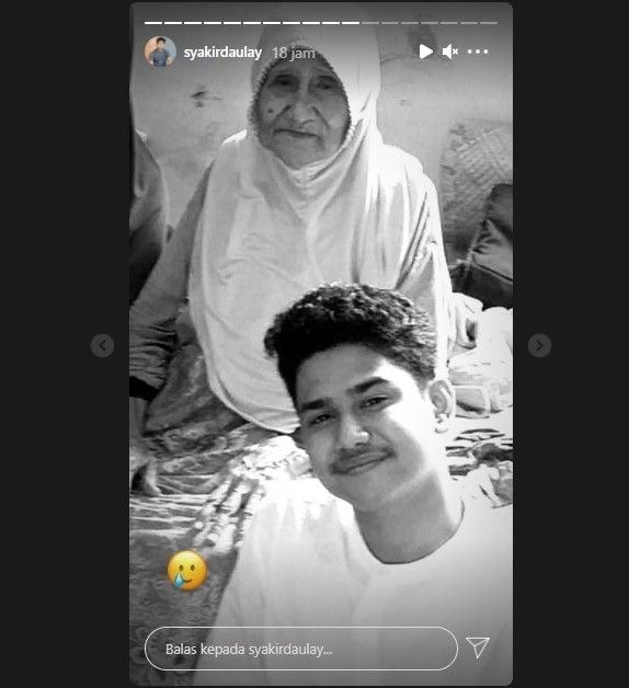 Nenek Syakir Daulay meninggal (Instagram)