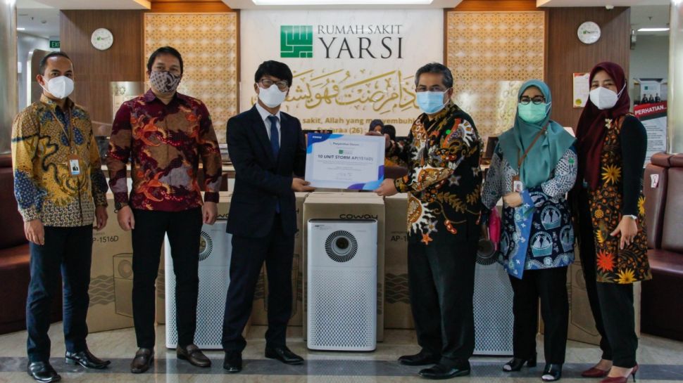 Donasi air purifier untuk rumah sakit di Indonesia (Dok. Coway)