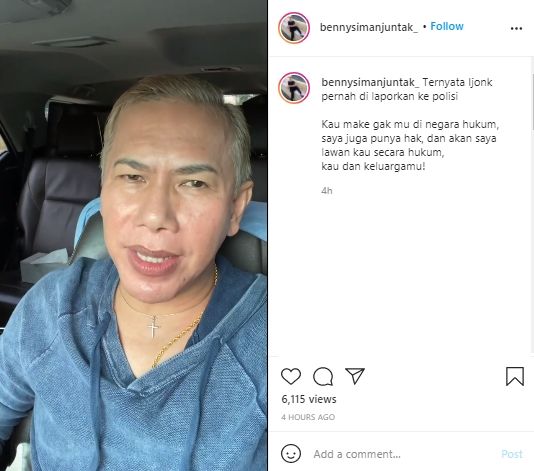 Benny Simanjuntak (instagram.com)