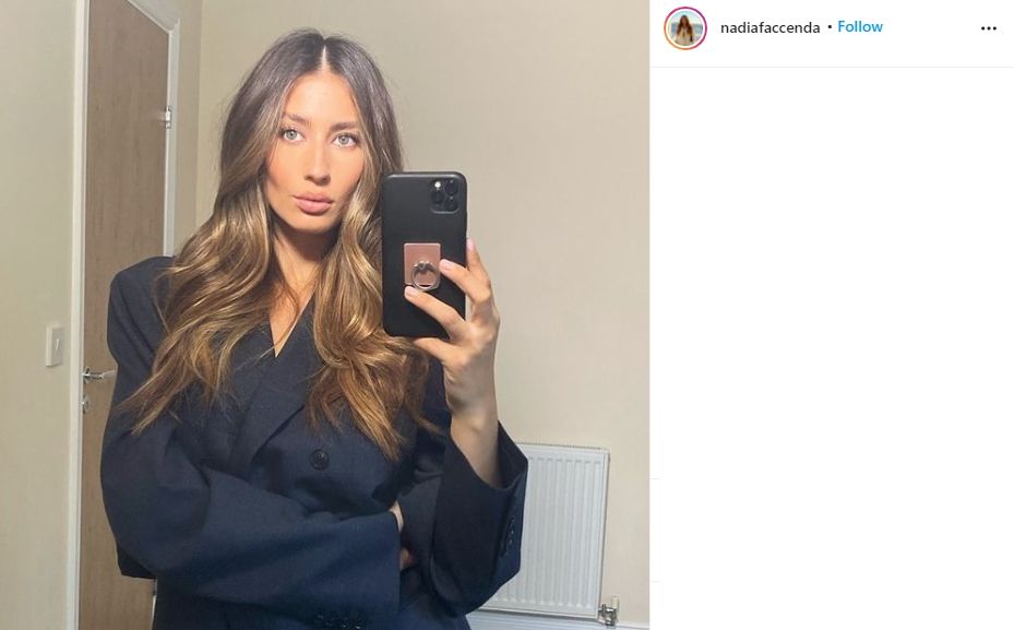 WAGs baru Chelsea, Nadia Faccenda. (Instagram/nadiafaccenda