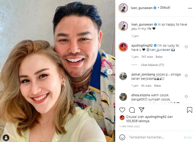 Ivan Gunawan Mesra Dengan Ayu Ting Ting Bahagia Punya Kamu Di Hidupku