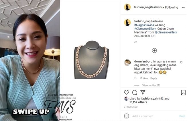 Harga kalung berlian nagita slavina