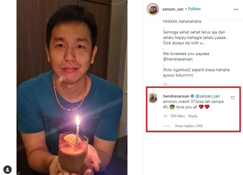 Kode Hendra Setiawan untuk tampil di Olimpiade 2024. (Instagram/sansan_san)