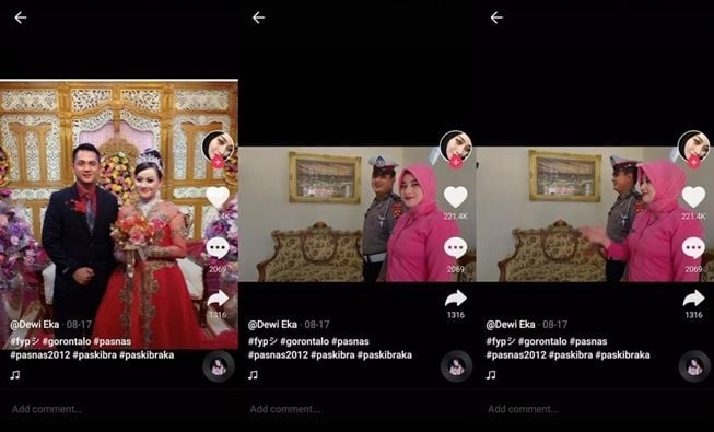 Viral kisah pasangan Paskibraka berjodoh. (TikTok/@nyod18)