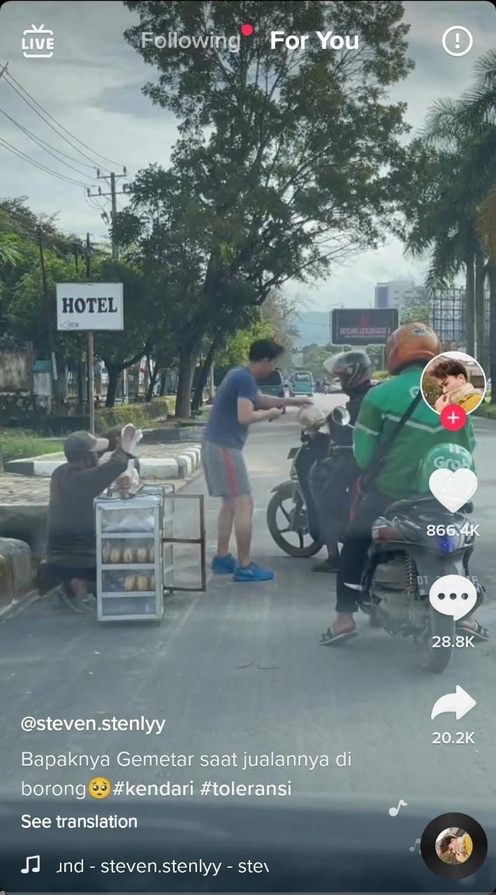 Konten berbagi yang viral di TikTok (Dok. TikTok)