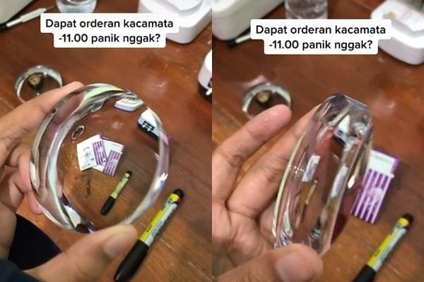 Viral Tukang Kacamata Panik Dapat Pesanan Lensa -11. (TikTok/@bayeverywhere)