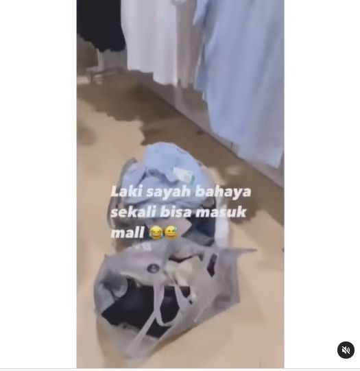 Istri bongkar kelakuan suami saat belanja di mal (Instagram/mintulgemintul).