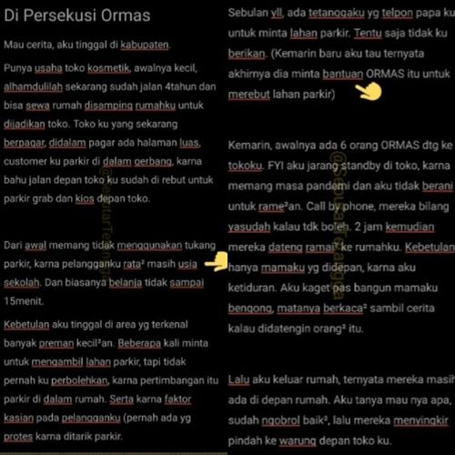 Viral Cewek Curhat Pilu Ormas Berbuat Rasis sampai Ancam Bakar Dirinya. (Twitter/@SeputarTetangga)