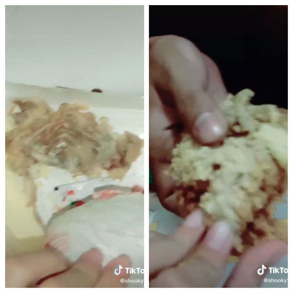 Pedagang tunanetra diberikan ayam tinggal tulang (TikTok @shooky181)