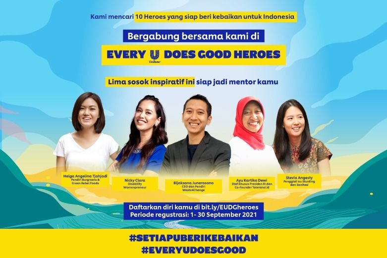 PT Unilever Indonesia Tbk menjalan program Every U Does Good Heroes. (Dok. Unilever)