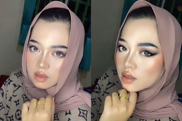 Cewek Pamer Sahabat 'Brutal' Rias Wajahnya Saat Lamaran. (TikTok/@roykiosaki)