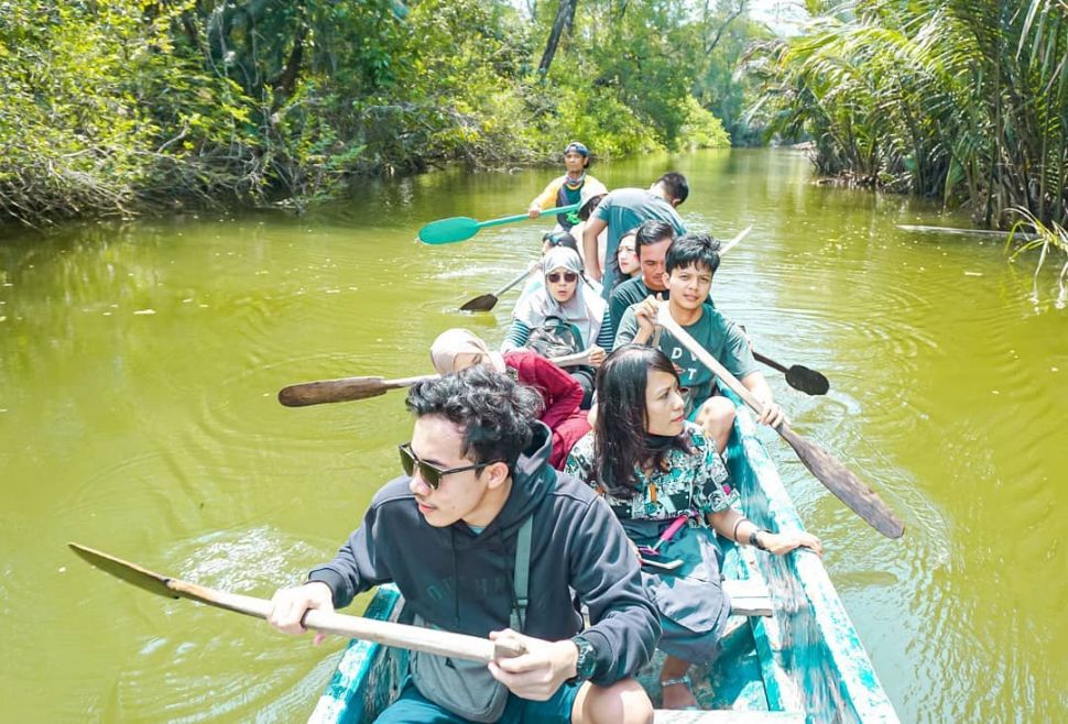 Pesona Sungai Cigenter Ujung Kulon. [Instagram @eksplorepulau_id]