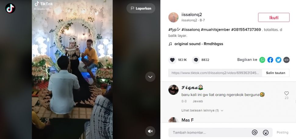 Viral Pemotretan Pengantin Bikin Melongo