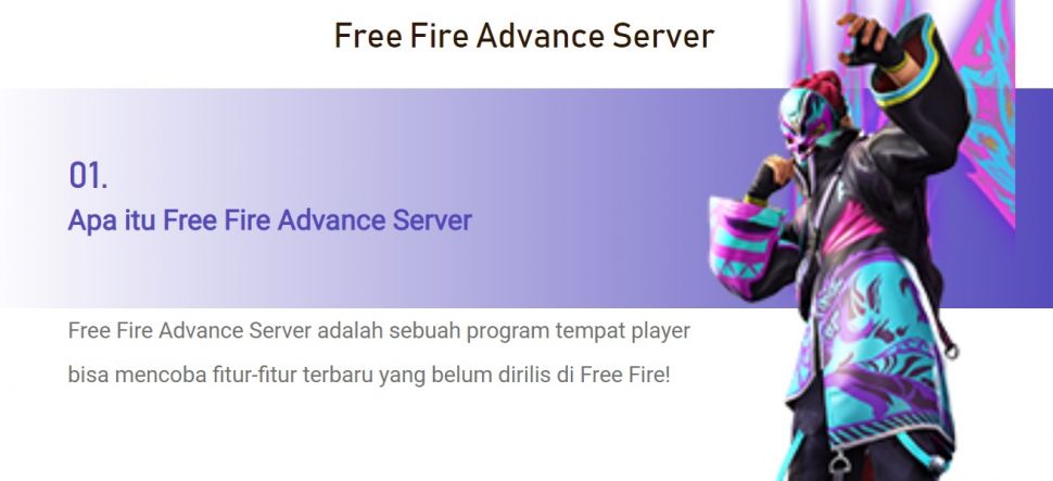 Server Lanjutan Free Fire (https://ff-advance.ff.garena.com/)