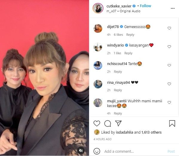 Potret Persahabatan Artis Era 90-an (Instagram/@cutkeke_xavier)