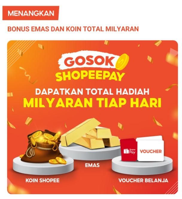 Gosok ShopeePay. (Dok: ShopeePay)