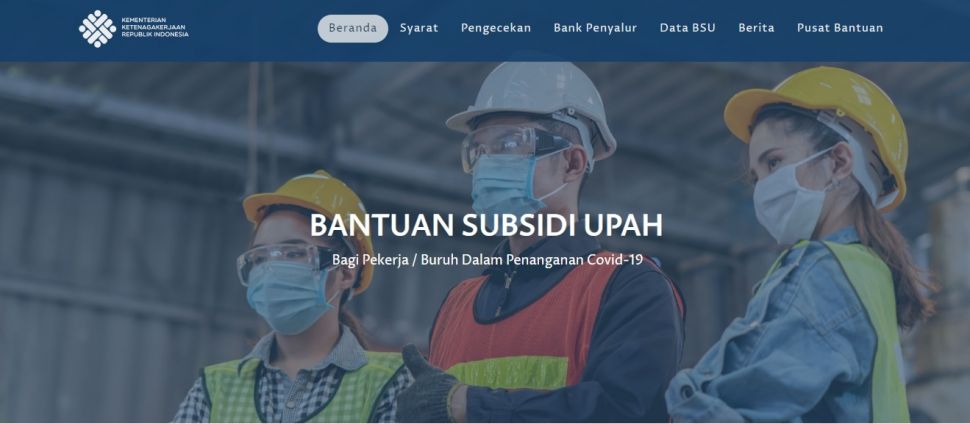 Cara cek penerima BSU tahap 4 lewat website Kemnaker, BLT subsidi gaji (bsu.kemnaker.go.id/)