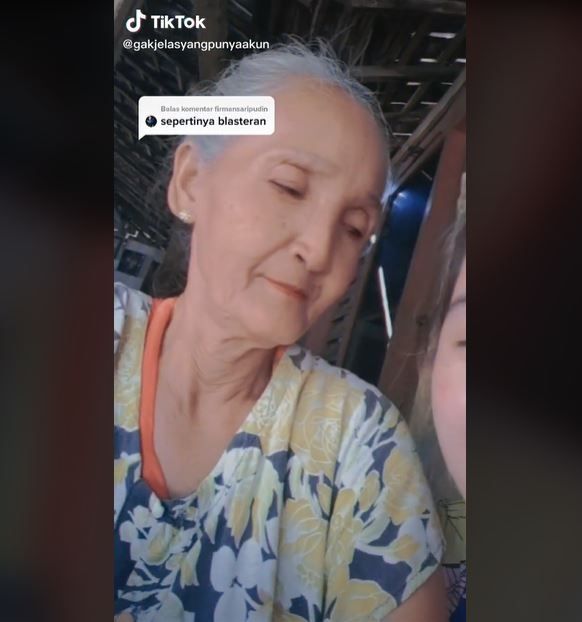 Viral Penampilan Nenek Cantik Bak Blasteran (tiktok.com/@gakjelasyangpunyakun)