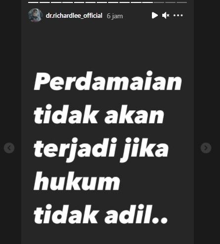 Unggahan dokter Richard Lee (Instagram)