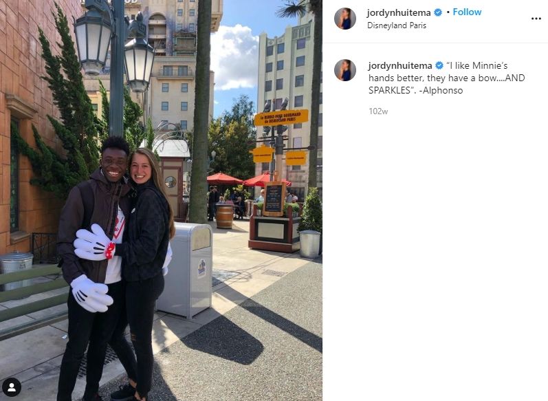 Jordyn Huitema, kekasih Alphonso Davies yang juga pemain PSG. (Instagram/jordynhuitema)