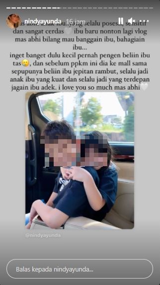 Postingan Nindy Ayunda (Instagram.com)