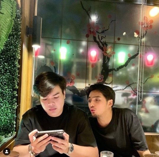 Ricky Harun dan adiknya, Jeje Soekarno (Instagram)