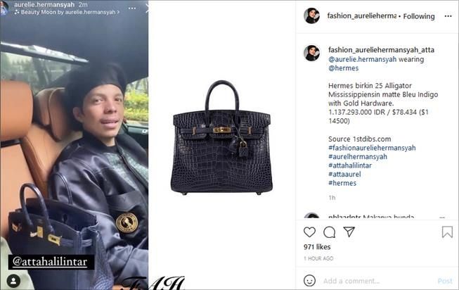 Bikin Kaget, Ternyata Segini Harga Tas Hermes Terbaru Aurel Hermansyah,  Warganet: Beli Mobil Dapat 3