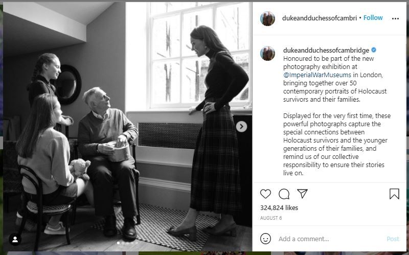 Unggahan Terakhir Kate Middleton di Instagram (instagram.com/dukeandduchessofcambridge)