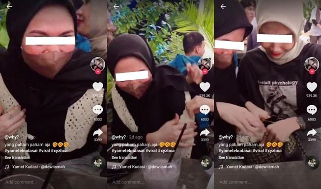 Viral wanita alami momen memalukan karena pakai baju kekinian. (TikTok/@whyntsr)