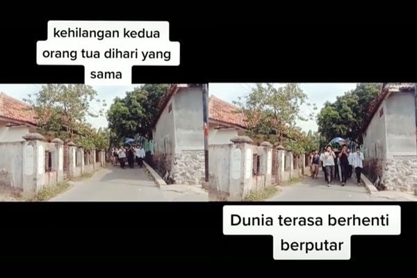 Kisah Anak Kehilangan Ortu di Hari yang Sama Bikin Merinding. (TikTok)