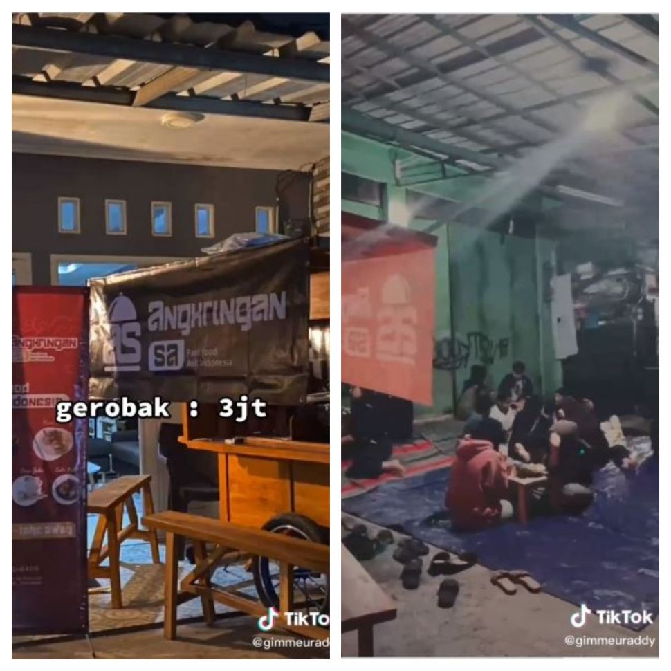 Modal awal usaha angkringan (TikTok @gimmeuraddy)