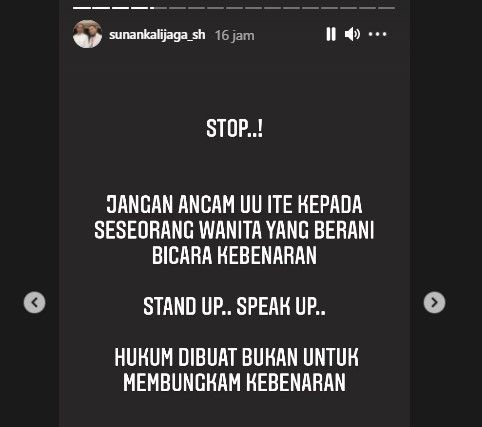 Unggahan Sunan Kalijaga (Instagram)