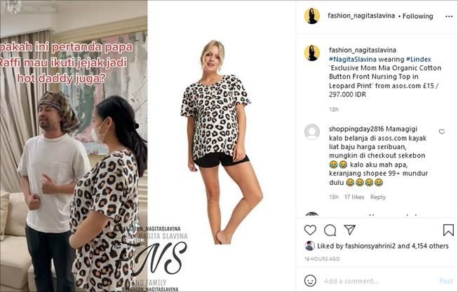 Baju Nagita Slavina kembali jadi sorotan, bikin warganet kaget gara-gara. (Instagram/@fashion_nagitaslavina)