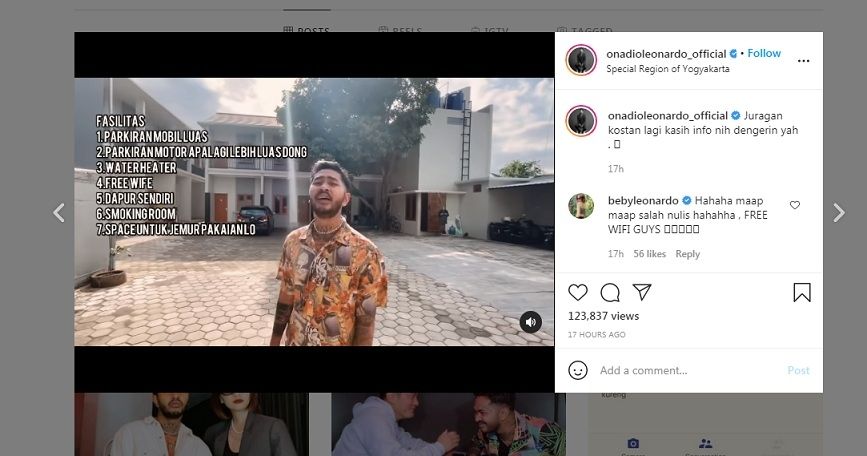 Unggahan Onadio Leonardo [Instagram]