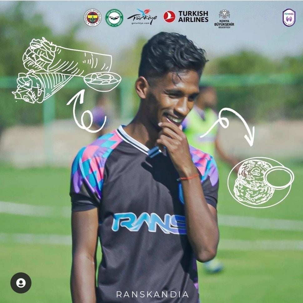 Penyerang Rans Cilegon FC Jujun Junaidi. [Instagram]