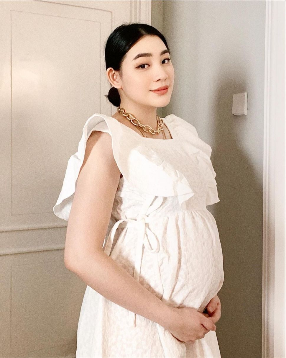 Patricia Devina Pamer Baby Bump. (instagram/@pattdevdex)