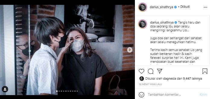 Donna Agnesia dan sang putra (Instagram.com)